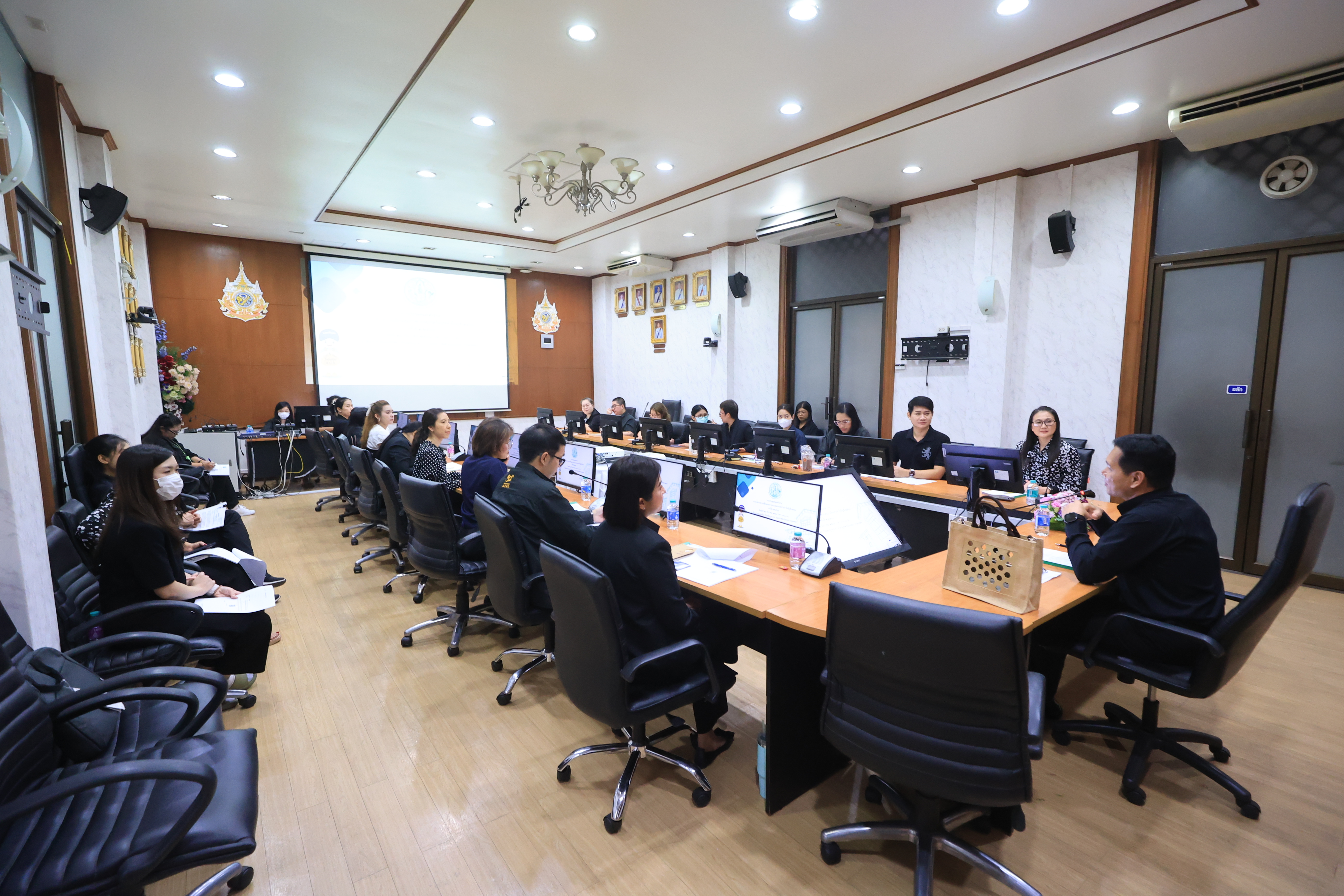 title - ประชุมคณะทำงานการบริหารความเสี่ยงและการควบคุมภายใน  ประจำปีบัญชี 2569 ครั้งที่ 2/2568